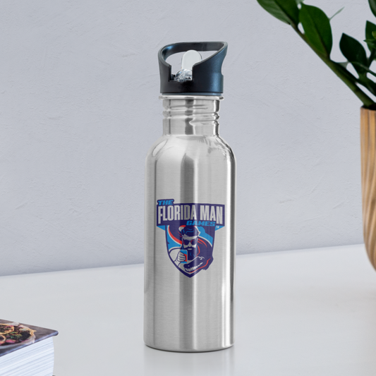 TFMG Fighter Water Bottle - silver